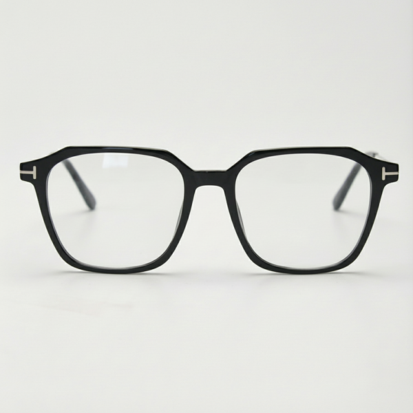 Elma Clear Clear Lens Glasses Front View Elma Clear Clear Lens Glasses Front View