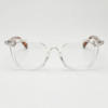 Faith Clear Lens Glasses - Clear Rectangle TR90 Frame - Front View Faith Clear Lens Glasses - Clear Rectangle TR90 Frame - Front View