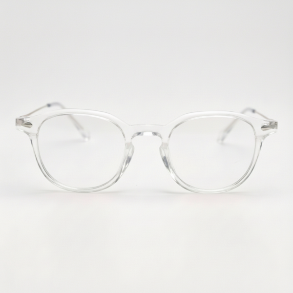 Lora Clear Clear Lens Glasses Front View Lora Clear Clear Lens Glasses Front View