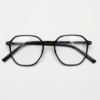 Nina Clear Lens Glasses - Black Square TR90 Frame - Front View Nina Clear Lens Glasses - Black Square TR90 Frame - Front View